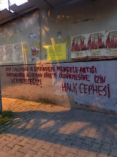 Writing in Çayan Neighborhood from TAYAD Families and People from the People's Front 
