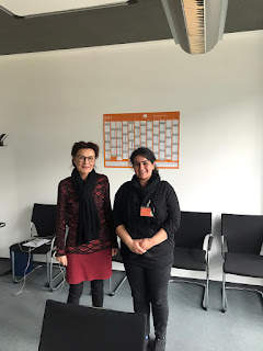 Meeting with Member of Parliament Ulla Jelpke in Berlin at the Long March of the Resistance Council 