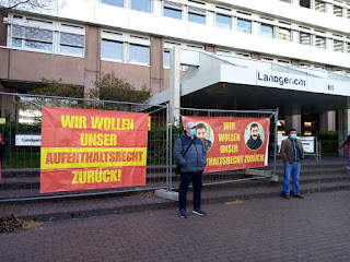 Germany Giant-Youth Resistance Assembly Participated in Court Action 