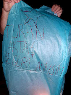 One May People's Front blew a Lantern of Hope for Turan AKTAŞ 