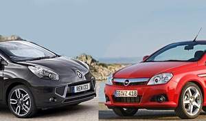 Opel Tigra Twintop 90 CV vs Renault Wind 100 CV: dos coupés-descapotables divertidos y económicos, desde 3.000 € / 4.000 €