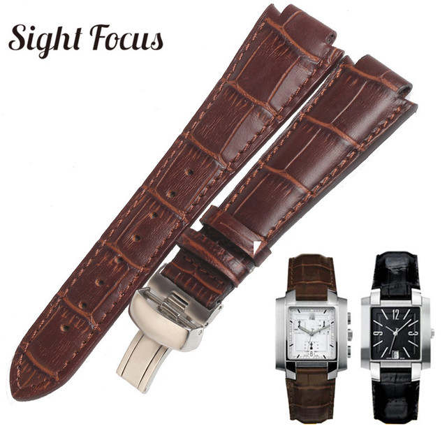 10 14mm Cowhide Leather Watchband 1853 for Tissot Watches T60 Strap Belt Wristband Women Men Bracelet Convex End Straps Bracelet