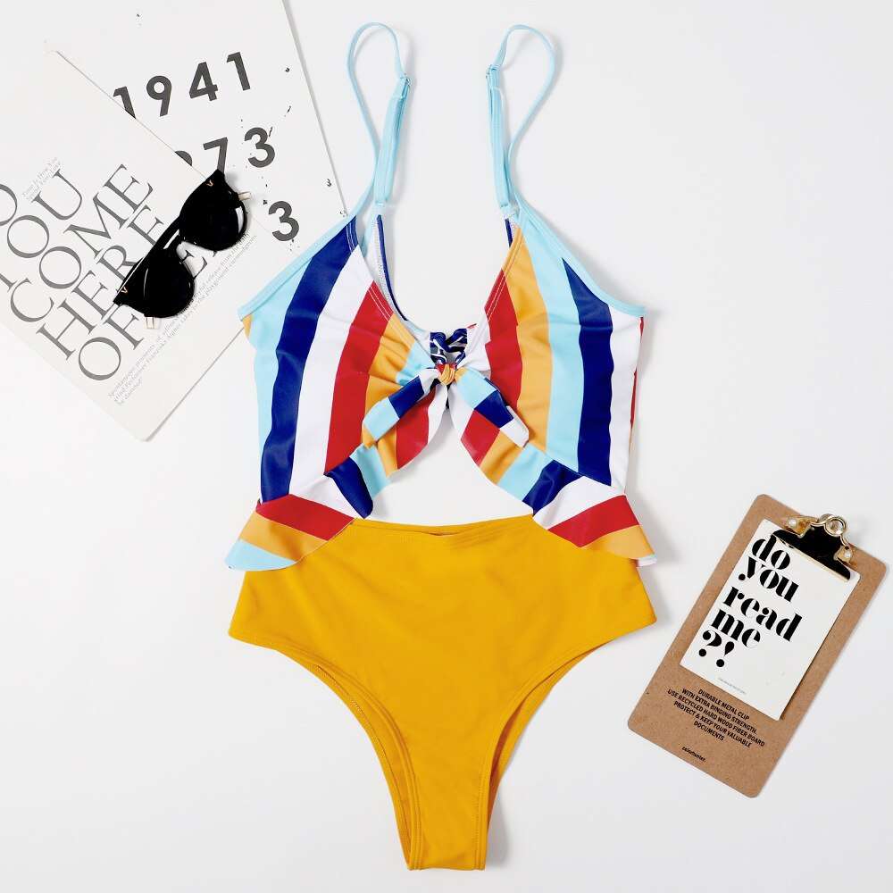 Sexy Swimwear Women Ruffles High Waisted Swimsuit Bathing Suit Bikini 2021 Woman Beachwear Summer Swimming Suit Maillot De Bain