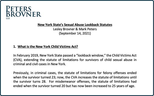 How the Child Victims Act revealed New York's dark history of child sexual abuse 