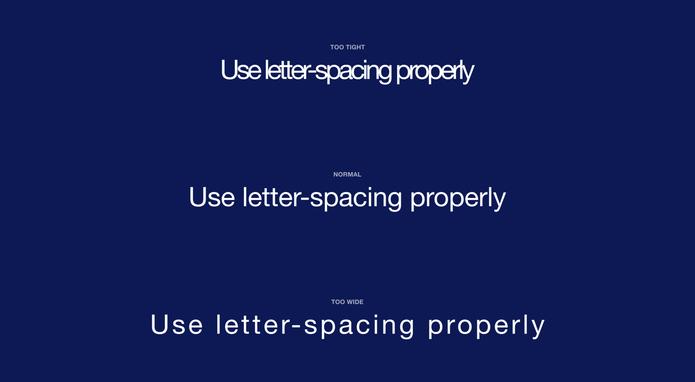 letter-spacing