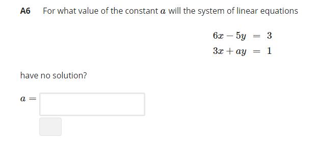 Linearity constant system