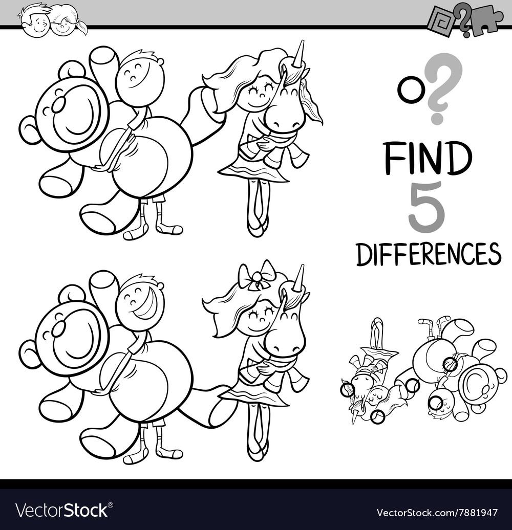 Coloring difference