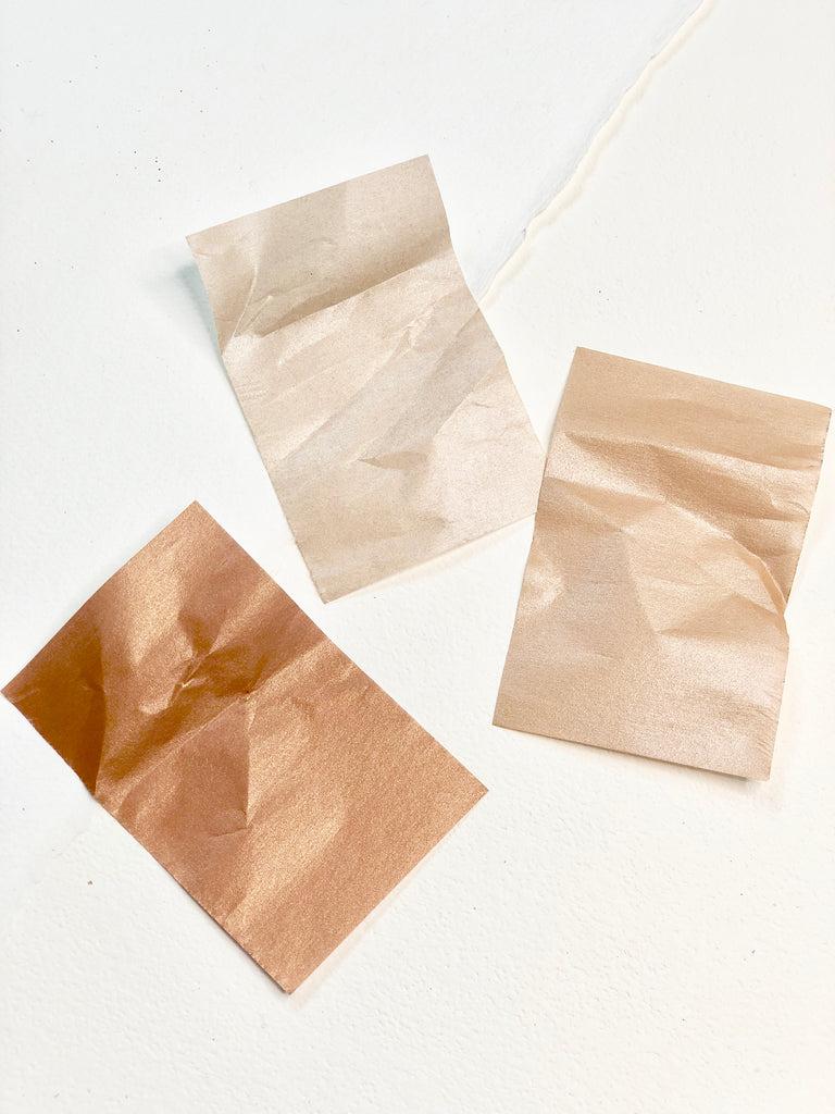 Bronzing paper 