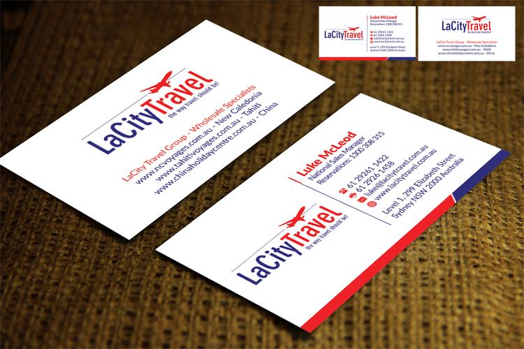 National tourist business card