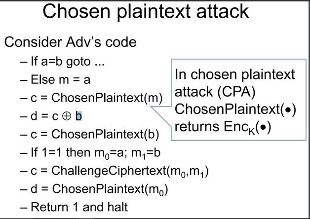 Select plaintext attack 