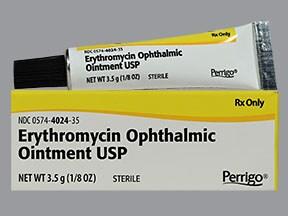 Erythromycin ointment 