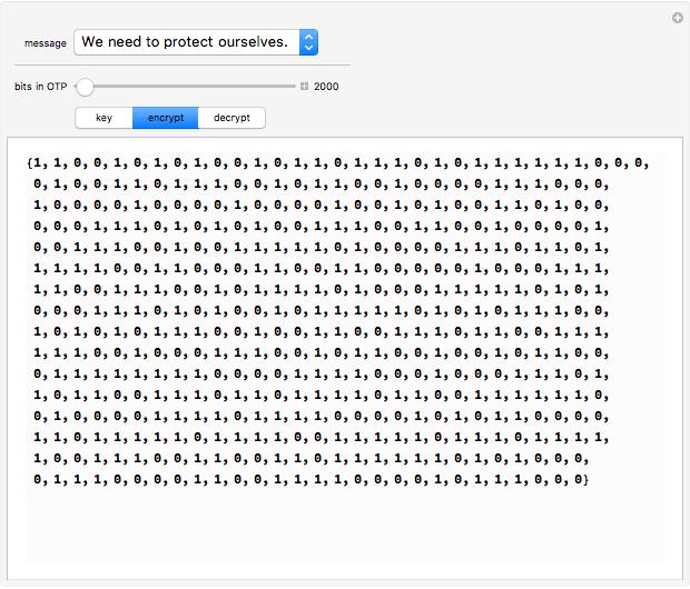 Vernam encryption