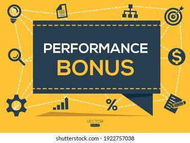 performance bonus