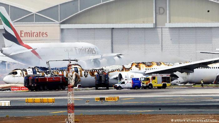 Emirates EK521 flight accident