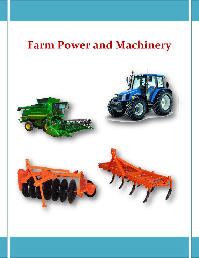 Agricultural power machinery