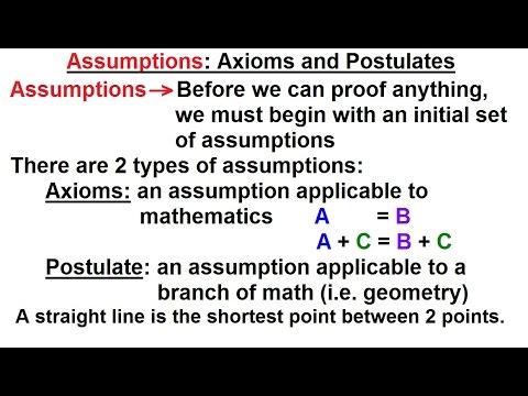 On the assumption of geometric