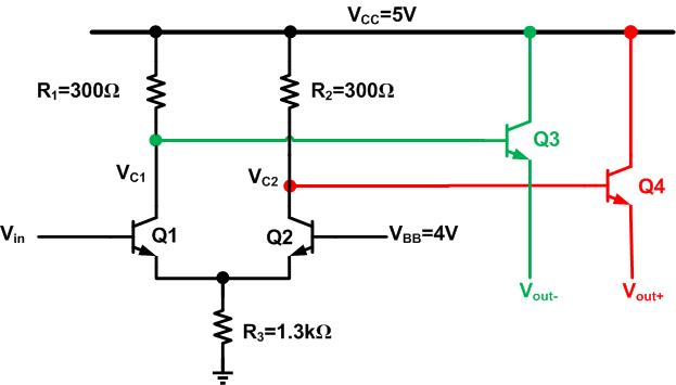Emitting pole coupling logic circuit