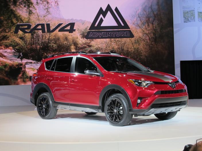 2018 Toyota RAV4 Adventure with trailer package and new features 