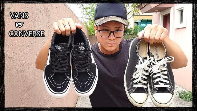 Clear the ring for THE fashion duel of super sneakers: Chucks vs. Vans