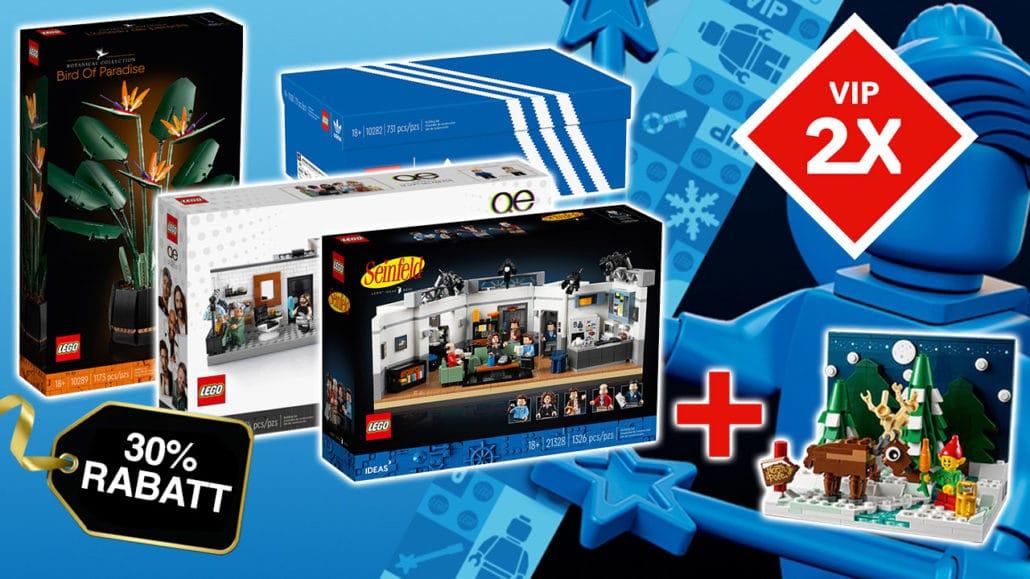 Puntos VIP dobles en la tienda en línea de LEGO para el fin de semana VIP en noviembre de 2021