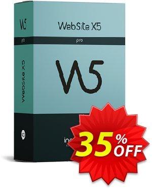 WebSite X5 pro und evo von Incomedia mit 30 Prozent Rabatt! 
