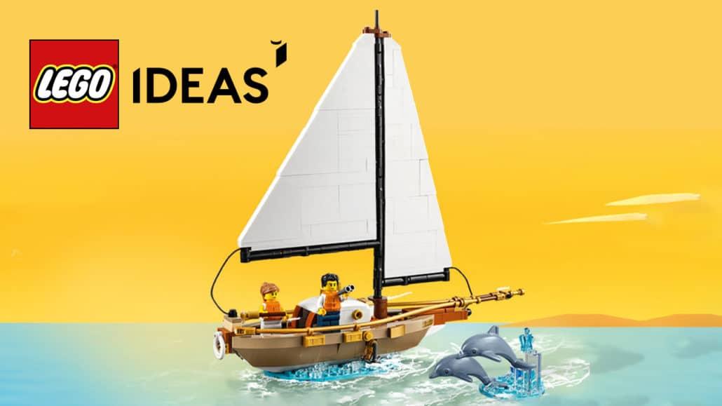 LEGO 40487 sailboat adventure free addition: First official picture and size of the set