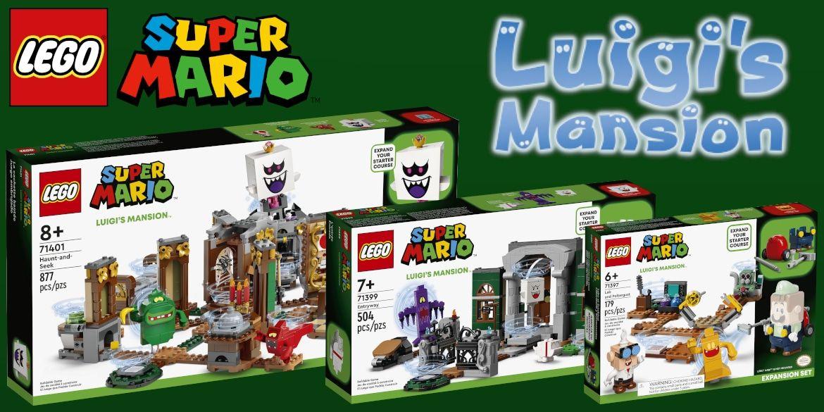 LEGO Super Mario Sets zu Luigi’s Mansion: Neuheiten im LEGO Onlineshop gelistet 