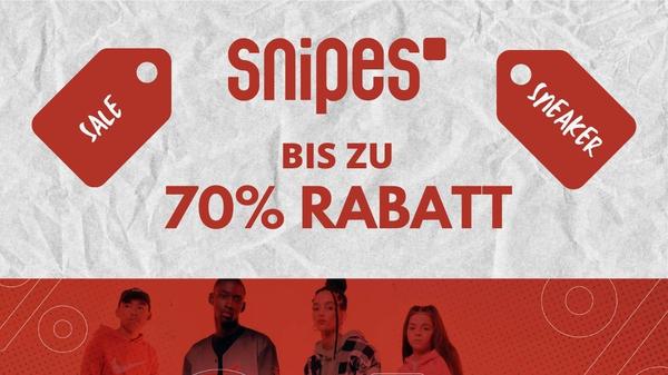 Sale bei Snipes: Bis zu 70 Prozent Rabatt auf Trend-Sneaker