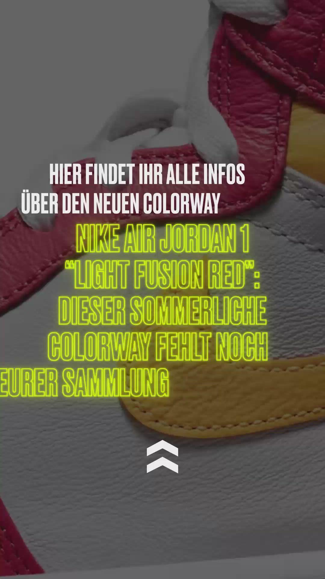 Nike Air Jordan 1 “Light Fusion Red”: Dieser sommerliche Colorway fehlt noch in Ihrer Sammlung 