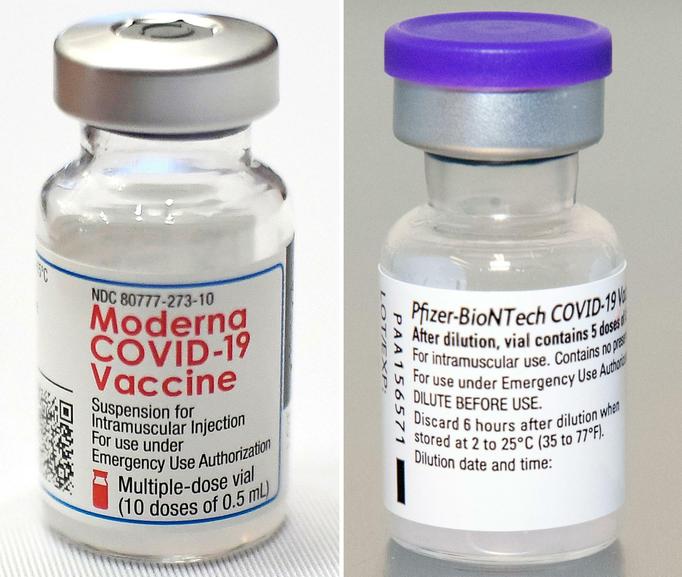 Nebenwirkungen des Covid-Impfstoffs: Moderna, Pfizer, 3. Dosis 