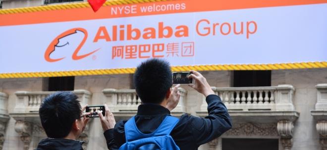 Alibaba Aktie News: Alibaba mit Kurseinbussen