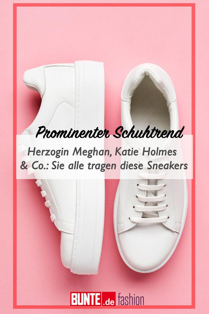 Prominenter Schuhtrend: Herzogin Meghan, Katie Holmes & Co.: Sie alle tragen diese Sneakers