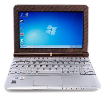 Toshiba NB300 / NB305 NetBook specifications appear on