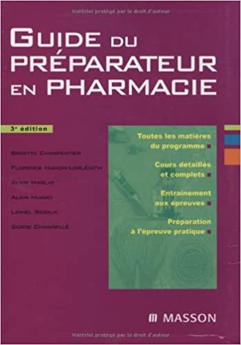 BP préparateur en pharmacie