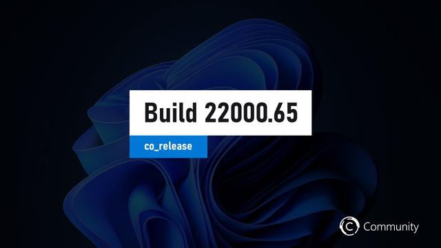 Анонс Windows 11 Insider Preview Build 22000.65 (канал Dev)