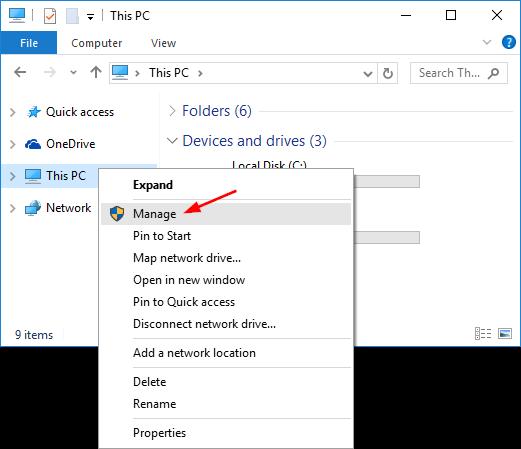 How to fix hard drive not showing in Windows 10 File Explorer 