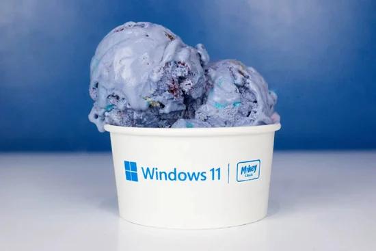 В честь Windows 11 Microsoft выпустила бесплатное мороженое (фото)