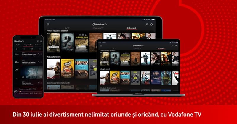 Din 30 iulie serviciul de streaming Horizon GO, în trecut deținut de UPC, va fi înlocuit cu Vodafone TV; Iată cum vei putea urmări canalele TV, filmele și serialele preferate 