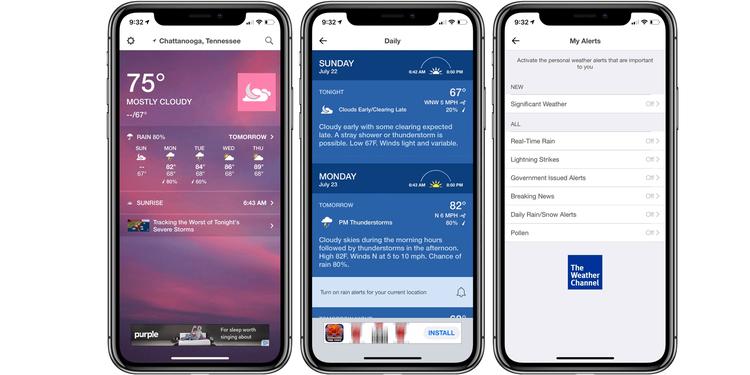 iPhone and iPad: the 6 best weather applications