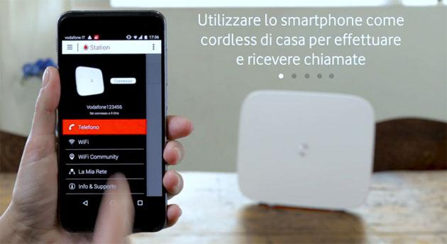 App Vodafone Station trasforma lo smartphone nel cordless di casa 