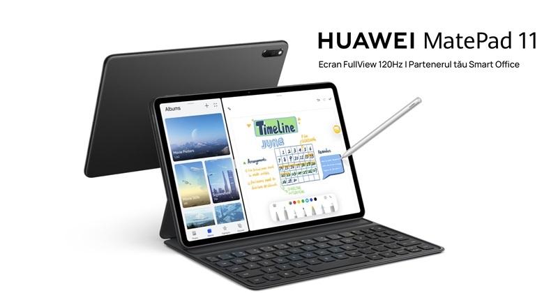 Tableta Huawei MatePad 11 cu ecran 120Hz și CPU Snapdragon 865 se pregătește de lansare în România; Iată când sosește + voucher 50 lei 
