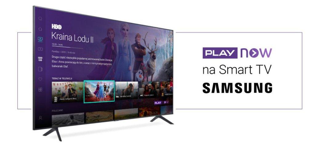Aplikacja PLAY NOW jest już dostępna na Smart TV Samsunga