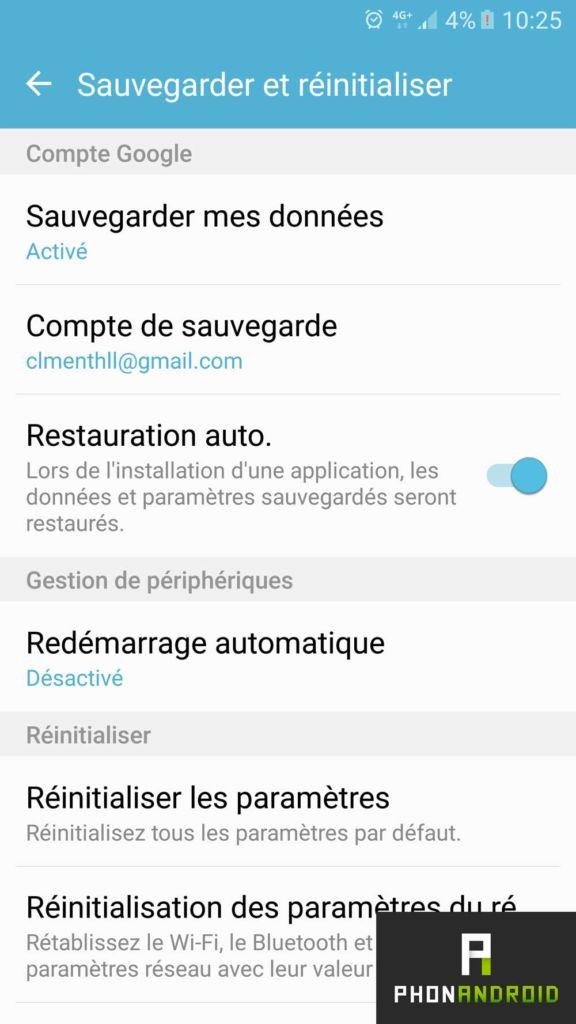 PhonAndroid Comment sauvegarder et restaurer vos paramètres Android 