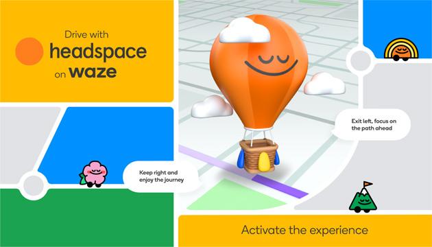 Waze sceglie Headspace per sconfiggere lo stress alla guida 
