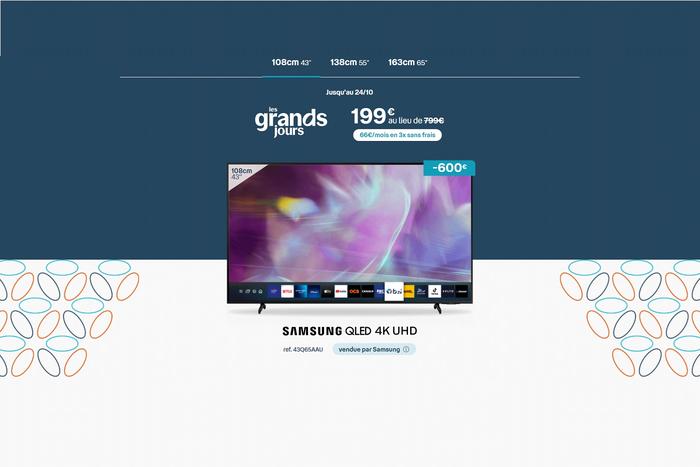 Vous pouvez économiser 600 (!) euros sur ce TV QLED 4K de Samsung grâce à Bouygues Telecom 