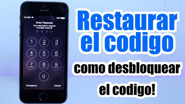Desbloquea un iPhone 7 si no recuerdas la contraseña o código 