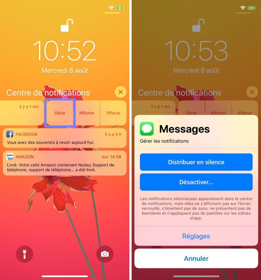 iPhone : astuces pour couper les notifications gênantes 