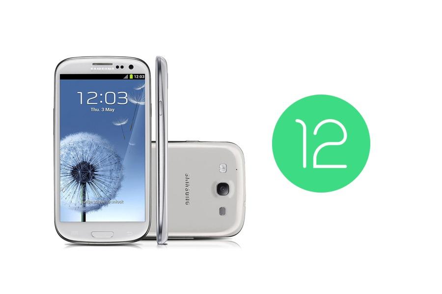 Android 12 sur Samsung Galaxy S3, ça tourne bien ! 