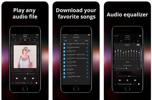 IPhone apps with which listening to all kinds of audio formats
