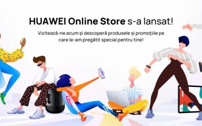 În Huawei Online Store primeşti reduceri de până la 1.000 de lei, cupoane de reducere în valoare totală de 6.000 lei şi poţi câştiga un smartphone pliabil, HUAWEI Mate Xs